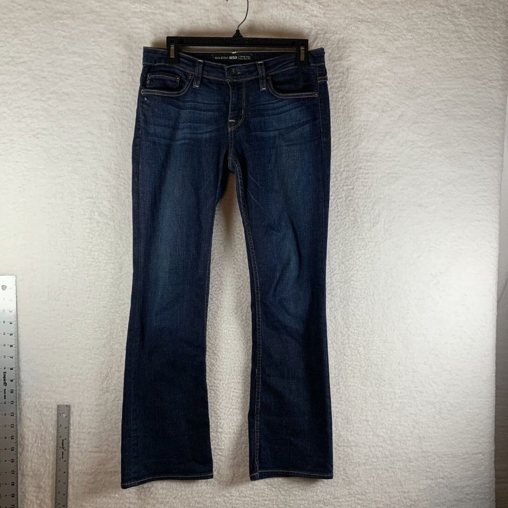 Big Star Jeans Women's 27S Denim Stretch Low-Rise Remy Boot BootCut Cotton 7873